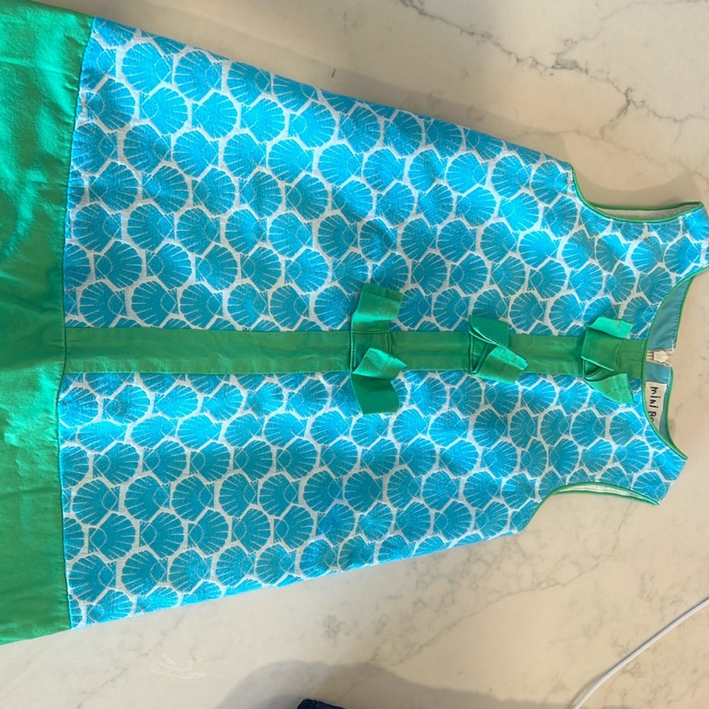 Mini Boden scallop dress 4-5 years